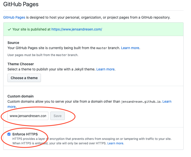 github repo enable pages